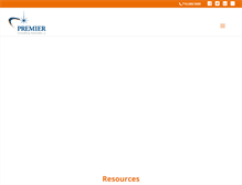 Tablet Screenshot of premierconsultingassoc.com